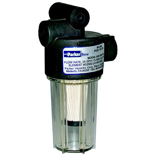 Racor In-Line Gas Filter (10M) 1/4".
