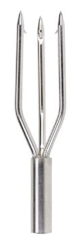 Marine Sports Spear Fishing Trident 3-Point Head - Stainless Steel.