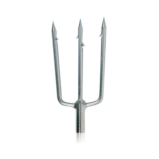 Marine Sports Spear Fishing Trident Flat 3-Point Head - Stainless Steel.