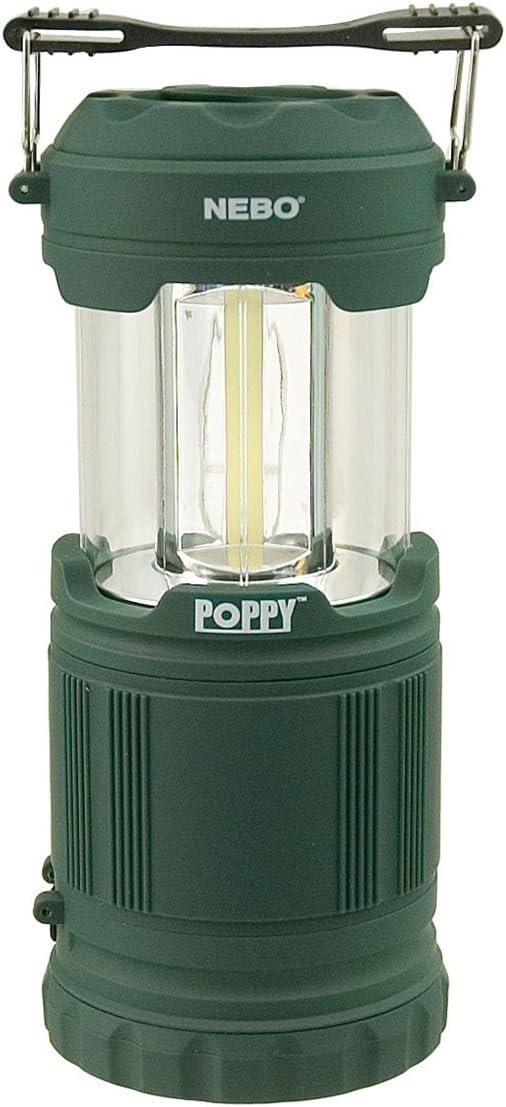 NEBO Poppy Lantern and Spotlight 300 Lumen - Green.