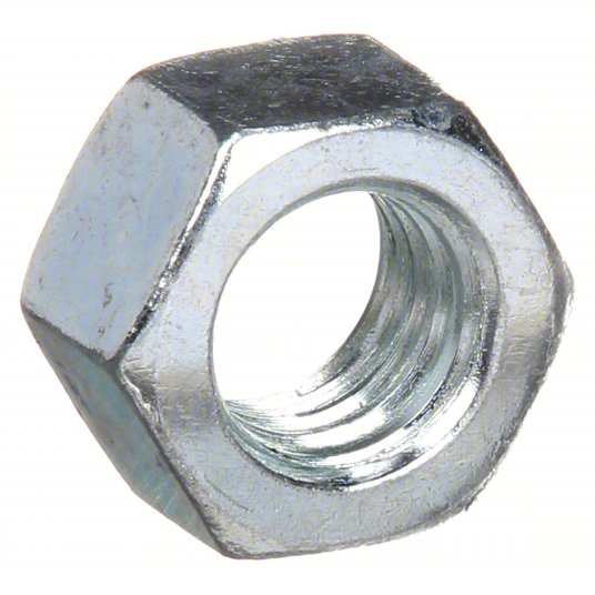 Hex Nut: 1/2"-13 Zink Plated.