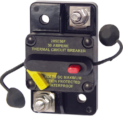 Blue Sea Systems 285 Series DC Circuit Breaker - Surface Mount - 30 Amp.