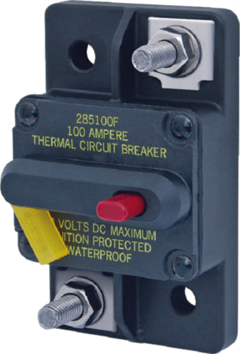 Blue Sea Systems 285 Series DC Circuit Breaker - Surface Mount - 100 Amp.