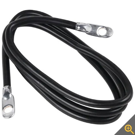 MarPac Tinned Copper Battery Cable (4-Gauge, 48” - Black).