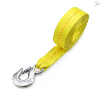 Star Brite 2" x 25' Heavy Duty Winch Strap - Yellow.