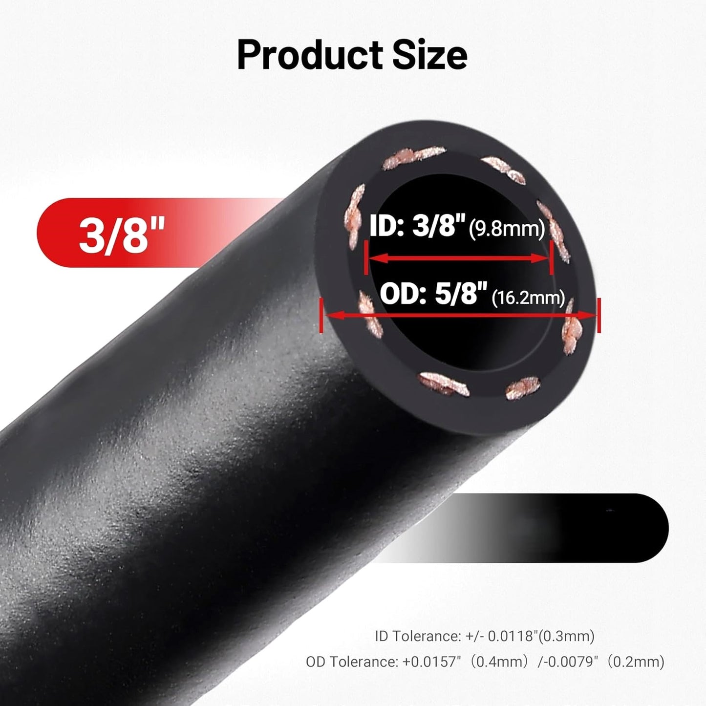 MPI Marine 3/8" Per Foot Type A1-15 +A2 Low Permeation Series per Foot