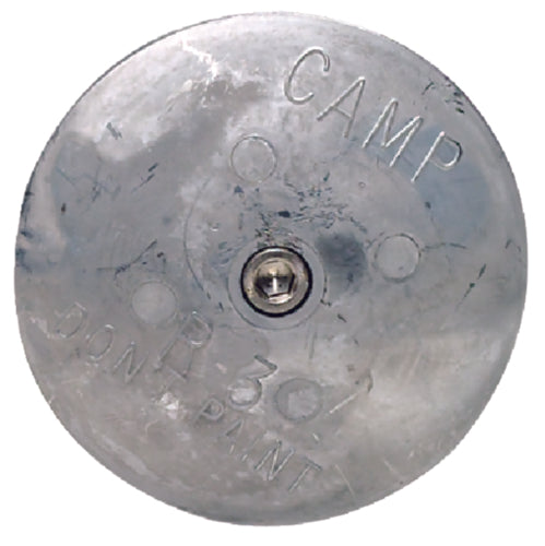 Camp Zinc 2-13/16" R2 Rudder & Trim Tab Anode Round Zinc.