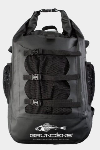 Grundens Rumrunner 30L Backpack Dry Bag - Black One Size