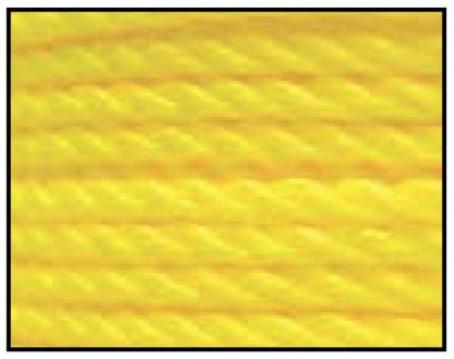 3-Strand Twisted Polypropylene Rope (1/2” Yellow) - Price Per Foot.