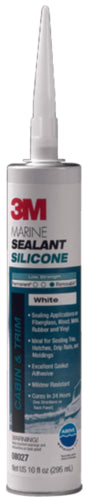 3M Mildew Silicone (White) Cartridge 14 Ounce.