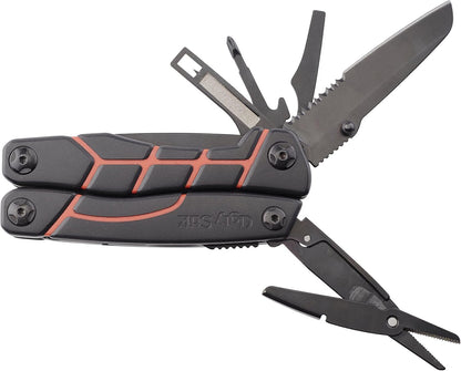 Ugly Stik Ugly Tools Multitool Knife for Fishing, 11-in-1 Fishing Tool for Anglers, Includes Pliers, Scissors, Knife, and Screwdriver, Non-Slip Grip Handle