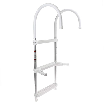Shoreline Marine 3-Step Pontoon Boat Ladder.
