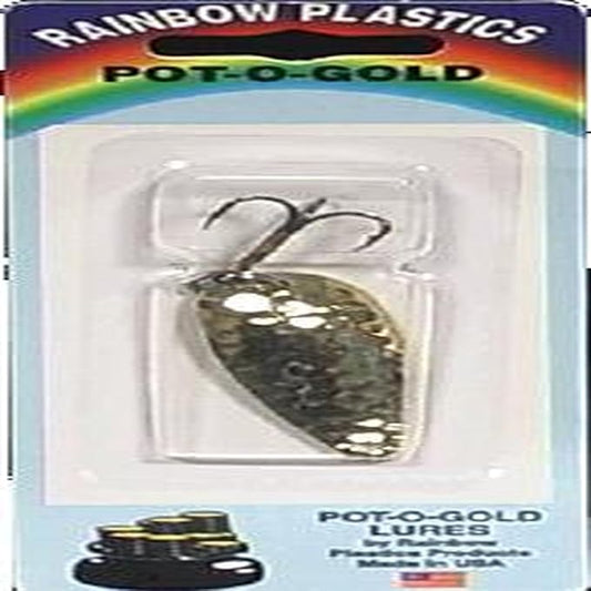 Rainbow Double X Tackle R414-HB Spoon Hammered Brass 1/4oz
