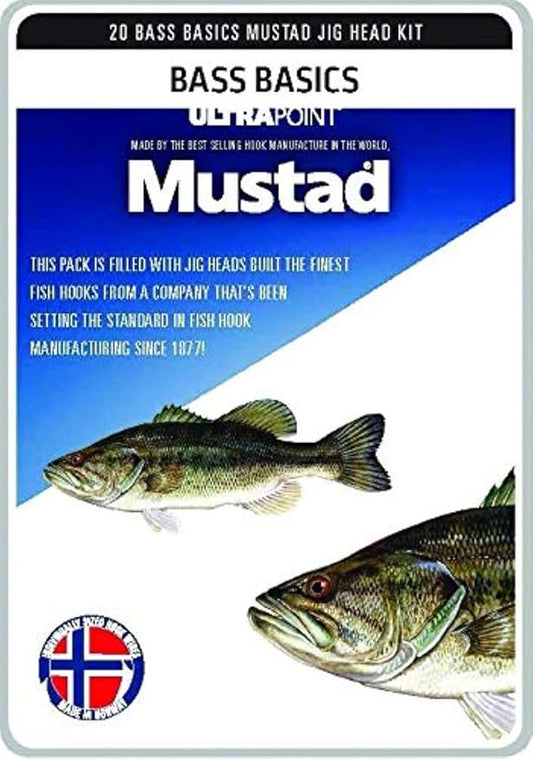 Mustad BASS Basic Jig Kit 20 pack