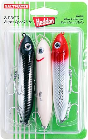 Heddon 3 Pack Saltwater Super Spook Jr