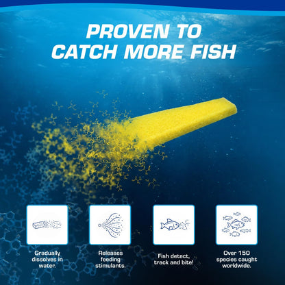 Fishbites Fish'N Strips Shrimp Longer Lasting Bait Electric Chicken 1-1/2", 15pk 0041