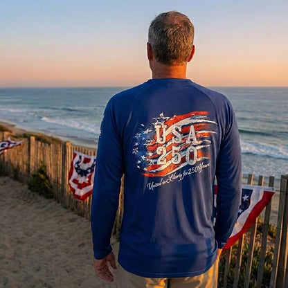 Bimini Bay Outfitters USA 250 United-In-Liberty Long Sleeve Shirt.