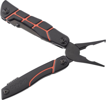 Ugly Stik Ugly Tools Multitool Knife for Fishing, 11-in-1 Fishing Tool for Anglers, Includes Pliers, Scissors, Knife, and Screwdriver, Non-Slip Grip Handle