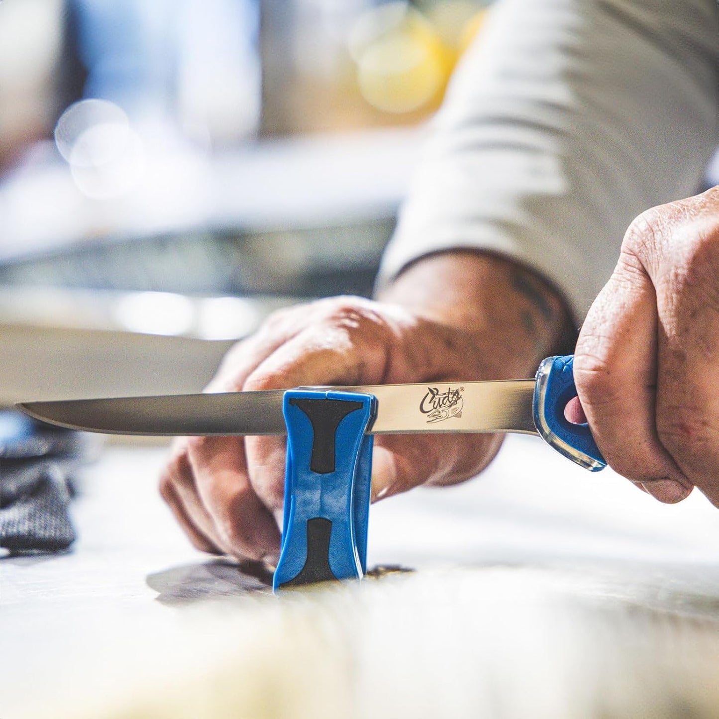 Cuda 6 Piece Knife and Sharpener Set.