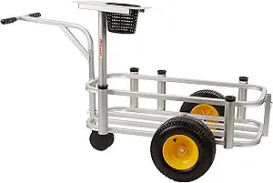 Fish N Mate Angler's 341 Jr Cart with Pier Tires and Front Wheel