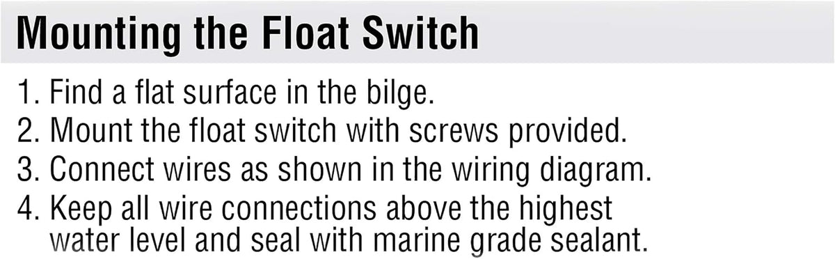 Shoreline Marine 600 GPH Bilge Pump with Auto-Float Switch SL52257