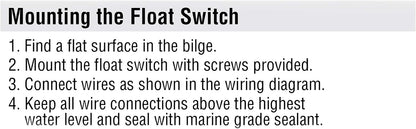 Shoreline Marine 600 GPH Bilge Pump with Auto-Float Switch SL52257
