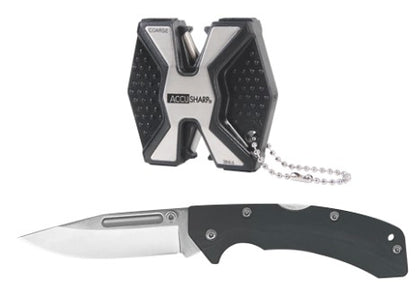 AccuSharp Diamond Two Step Sharpener Sport Knife Combo Pack.