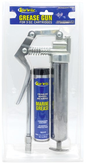 StarBrite Grease Gun w/1 - Grease Cartridge 3 Ounce.