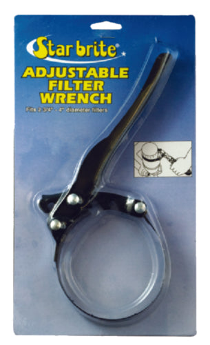 StarBrite Adjustable Filter Wrench 2-3/4 to 4"