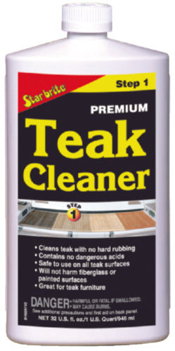 StarBrite Premium Teak Cleaner, 1 Quart.