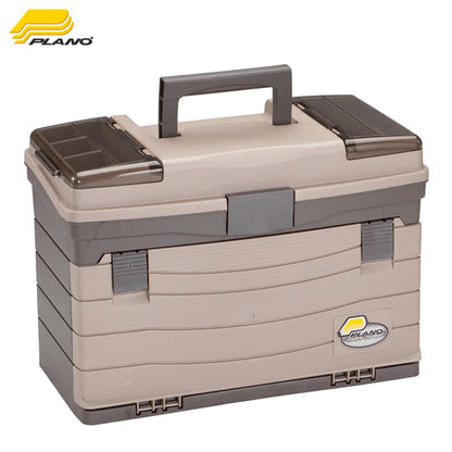 Plano 4-Drawer System Top Access 17" x 9" x 12" Graphite / Sandstone.