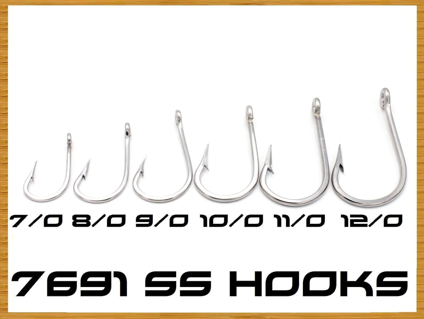 Tormenter 7691 Stainless Steel Hooks Extra Long Back