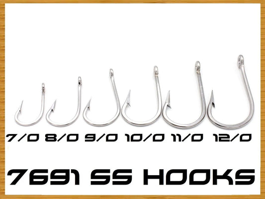 Tormenter 7691 Stainless Steel Hooks Extra Long Back
