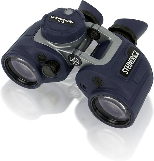 Steiner Optics Marine Commander with Compass 7X50C Professional Waterproof Binoculars.