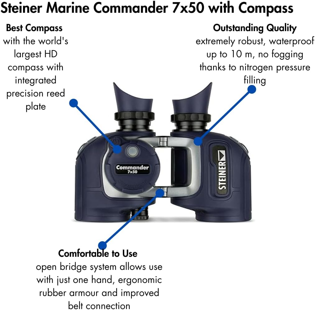 Steiner Marine Commander with Compass 7X50C