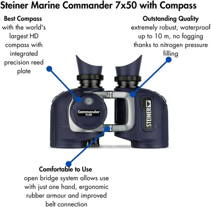 Steiner Marine Commander with Compass 7X50C