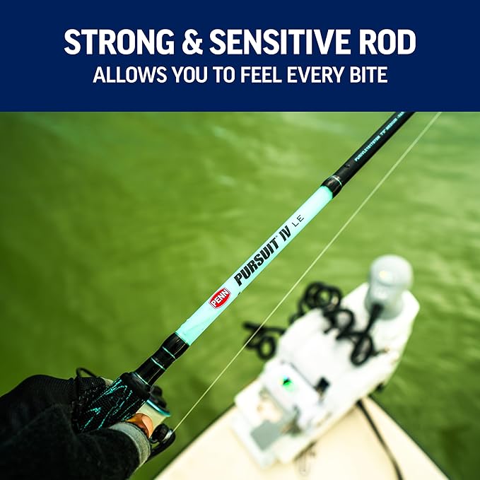 Penn PURIV6000LE902MH  Pursuit IV 6000 LE 2-Piece Spinning Combo 9' 15-30lb