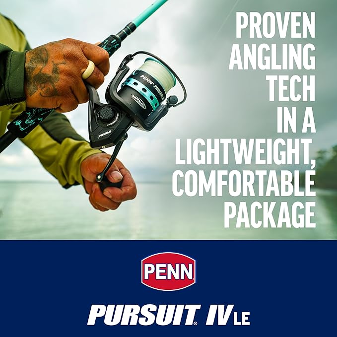 Penn PURIV6000LE902MH  Pursuit IV 6000 LE 2-Piece Spinning Combo 9' 15-30lb