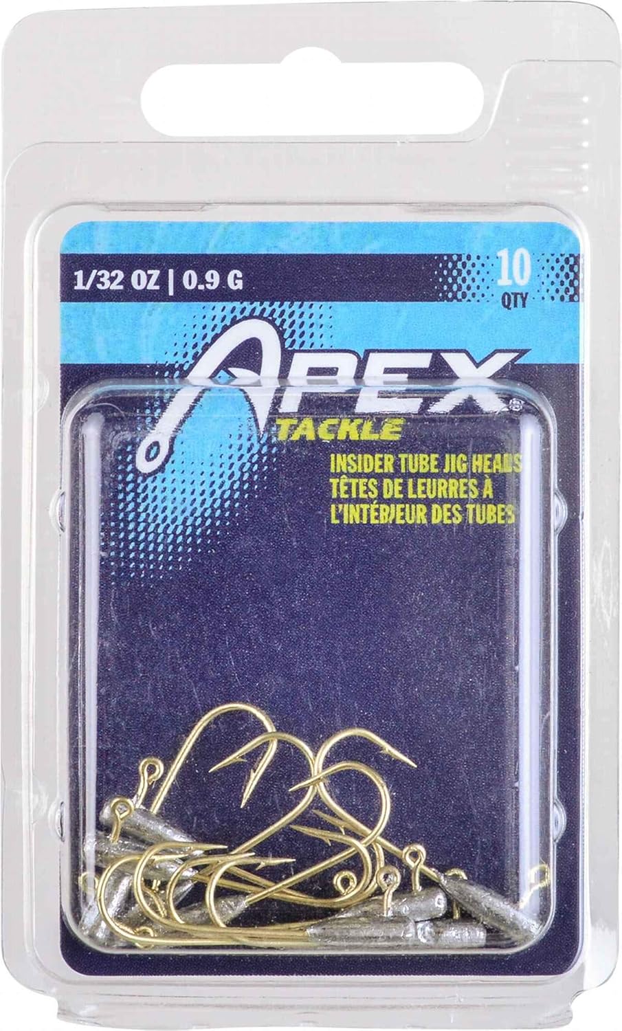 Apex Tube Jigheads 1/32oz 10 pk