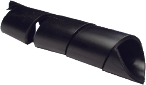 Spiral Wrap Black Polyethylene 3/4" Inch - Per Foot.
