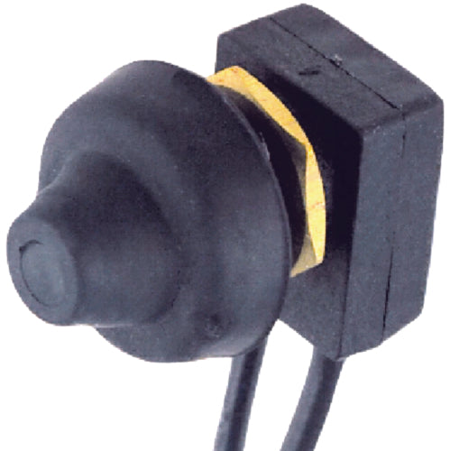 Perko Black Plastic Push Button Switch - 12 Volt.