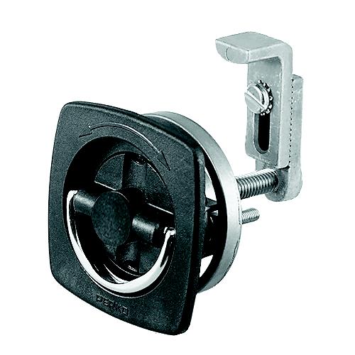 Perko 2-1/2" x 2-1/2" Black Flush Latch.