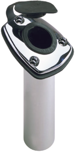 Perko Angled Flush Mount Chrome Rod Holder - 15 Degrees.