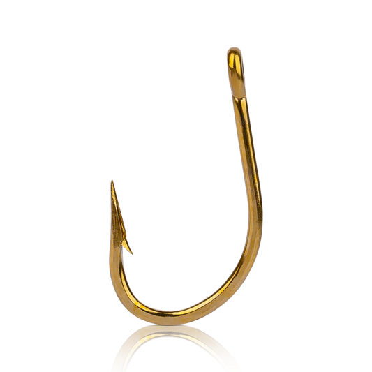 Mustad O’Shaughnessy Live Bait Hook 9174 BR Bronze 100 Pack