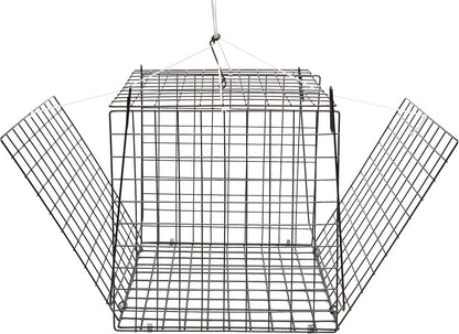 SOUTH BEND Hurricane Folding Crab Trap Sq 10.5X10.5X10.5, Multi, One Size