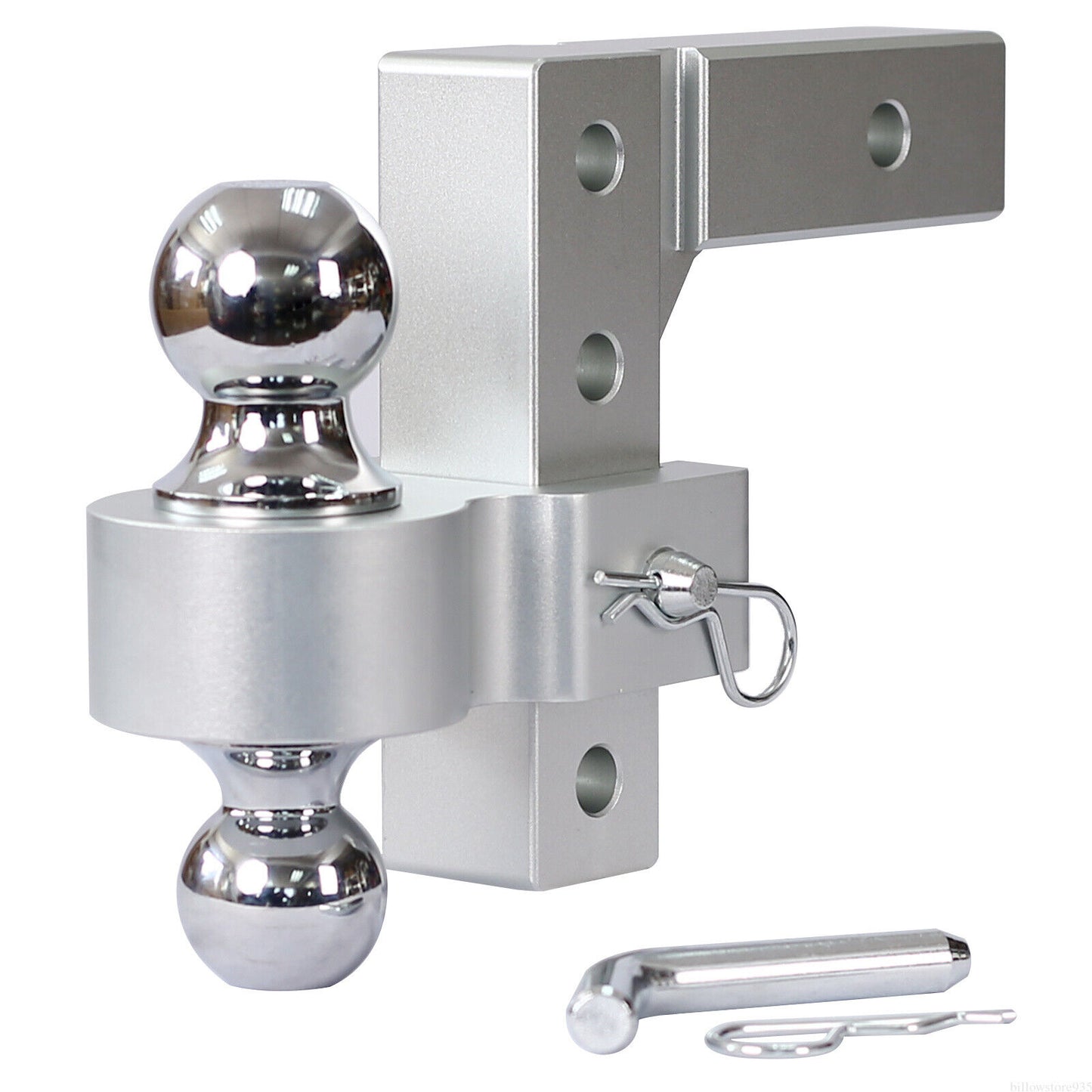 Tuppen's - MASTER HAULER 2-Ball Drop Adjustable Aluminum Hitch, 6 in. Drop / 6 in. Rise.