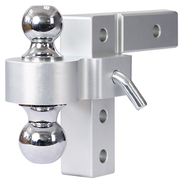 Tuppen's - MASTER HAULER 2-Ball Drop Adjustable Aluminum Hitch, 6 in. Drop / 6 in. Rise.