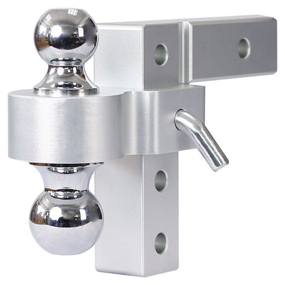 Tuppen's - MASTER HAULER 2-Ball Drop Adjustable Aluminum Hitch, 6 in. Drop / 6 in. Rise.