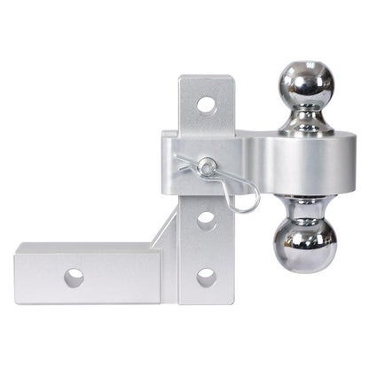 Tuppen's - MASTER HAULER 2-Ball Drop Adjustable Aluminum Hitch, 6 in. Drop / 6 in. Rise.