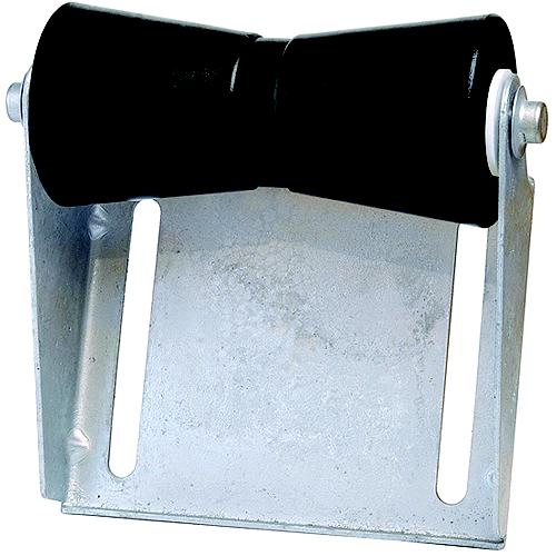 WaterLand 12" Inch Black Rubber Boat Trailer Keel Roller and Bracket.